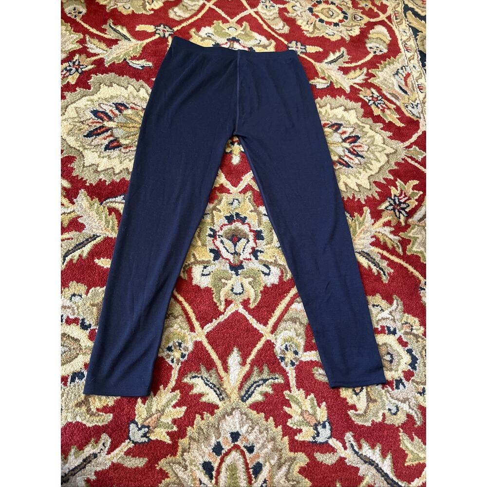 Girl's  Navy Stretch Leggings